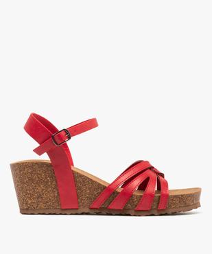 Sandales à talon compensé femme - Valentina Baldano vue1 - VALENTINA BALDA - GEMO