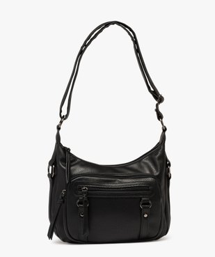 Sac besace à multiples poches zippées femme vue1 - GEMO (ACCESS) - GEMO