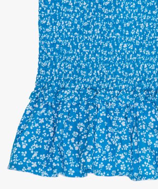 Jupe fille courte et imprimée en smocks vue2 - GEMO (JUNIOR) - GEMO