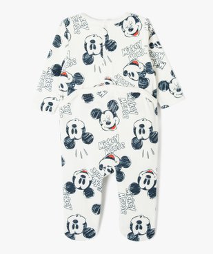 Pyjama velours avec motifs Mickey Mouse bébé garçon (lot de 2) - Disney Baby vue4 - DISNEY BABY - GEMO