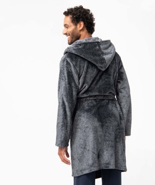 Robe de chambre homme avec capuche vue3 - GEMO(HOMWR HOM) - GEMO