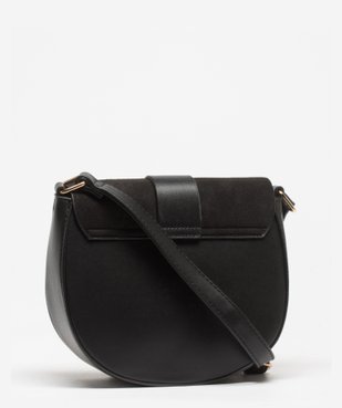 Sac femme forme besace avec boucle et clous métalliques vue2 - GEMO (ACCESS) - GEMO