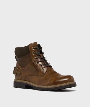 Boots à lacets avec col textile homme - Lee Cooper vue9 - LEE COOPER - GEMO
