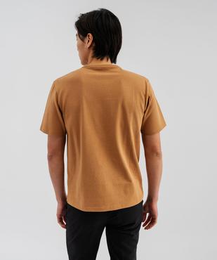 Tee-shirt manches courtes et col rond homme vue3 - GEMO (HOMME) - GEMO