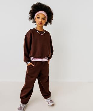 Sweat ample resserré à la base fille vue5 - GEMO (ENFANT) - GEMO