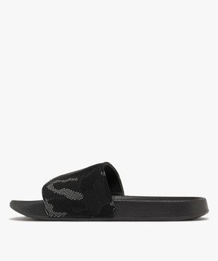 Mules de piscine à motif camouflage homme vue3 - GEMO (PLAGE) - GEMO