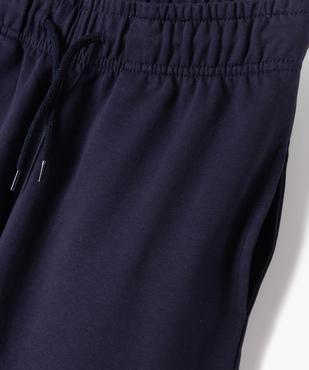 Bermuda en maille unie à taille élastiquée garçon vue2 - GEMO (JUNIOR) - GEMO