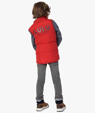 Doudoune garçon sans manches – Lulu Castagnette vue6 - LULUCASTAGNETTE - GEMO