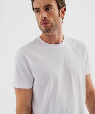 Tee-shirt à manches courtes et col rond homme vue9 - GEMO 4G HOMME - GEMO