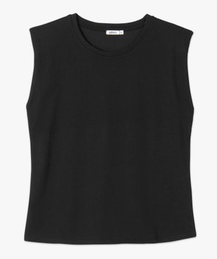 Tee-shirt femme à épaulettes sans manches vue4 - GEMO(FEMME PAP) - GEMO