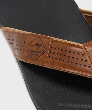 Tongs à larges brides homme - Roadsign vue6 - ROADSIGN - GEMO