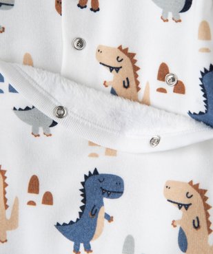 Pyjama bébé garçon avec motifs dinosaures vue3 - GEMO(BB COUCHE) - GEMO