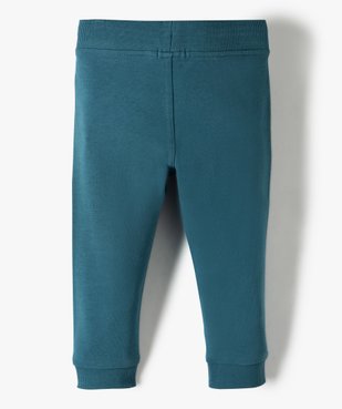 Pantalon de jogging bébé uni vue3 - GEMO C4G BEBE - GEMO