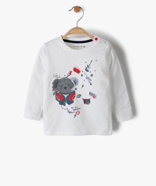 Tee-shirt bébé garçon avec motifs rock – LuluCastagnette vue1 - LULUCASTAGNETTE - GEMO