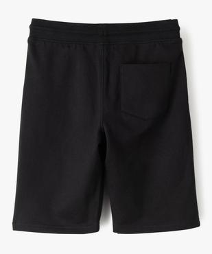 Bermuda en maille molletonnée avec ceinture ajustable garçon vue4 - GEMO (JUNIOR) - GEMO