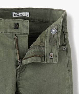 Pantalon chino slim 5 poches garçon vue2 - GEMO (ENFANT) - GEMO