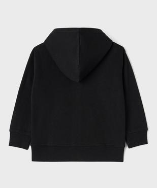 Sweat zippé à capuche uni garçon vue3 - GEMO 4G GARCON - GEMO