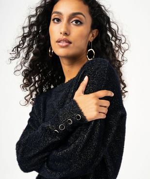 Pull pailleté en maille ultra douce femme vue5 - GEMO(FEMME PAP) - GEMO