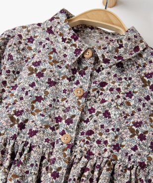 Ensemble bébé fille 2 pièces : robe + collant vue2 - GEMO(BEBE DEBT) - GEMO