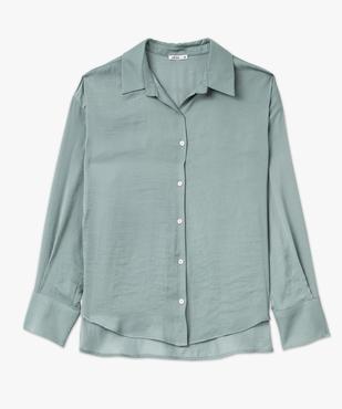 Chemise à manches longues en matière satinée femme vue4 - GEMO(FEMME PAP) - GEMO