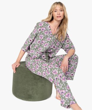 Pantalon de pyjama femme imprimé vue5 - GEMO(HOMWR FEM) - GEMO