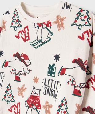 Sweat de Noël avec motifs multicolores garçon vue2 - GEMO 4G GARCON - GEMO