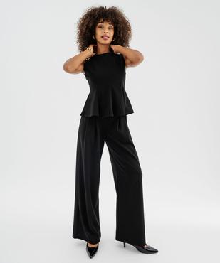 Haut sans manches bas évasé femme vue5 - GEMO 4G FEMME - GEMO