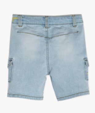 Bermuda bébé garçon en jean - LuluCastagnette vue4 - LULUCASTAGNETTE - GEMO