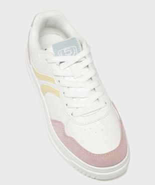 Baskets avec empiècements contrastants femme - 5 Miles vue6 - 5 MILES - GEMO