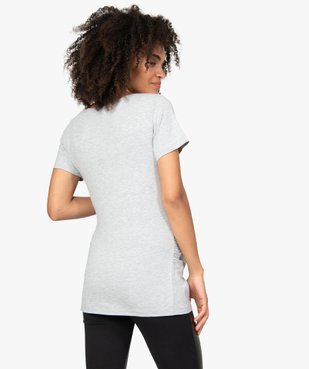 Tee-shirt de grossesse imprimé vue3 - GEMO (MATER) - GEMO