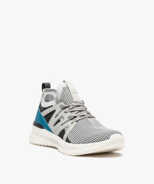 Baskets homme jogging en maille extra légères vue2 - GEMO (SPORTSWR) - GEMO