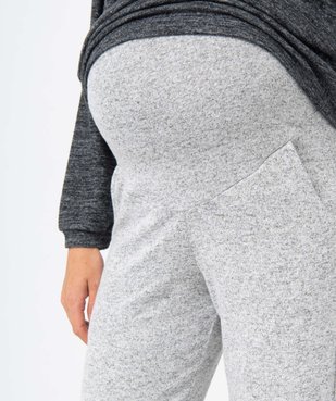 Pantalon de grossesse jogger en maille douce vue2 - GEMO (MATER) - GEMO