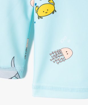 Tee-shirt anti UV bain bébé garçon à motifs marins vue4 - GEMO(BEBE DEBT) - GEMO