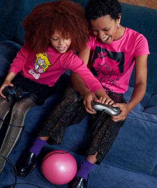 Sweat fille avec motif Princesse Peach - Super Mario vue5 - MARIO - GEMO