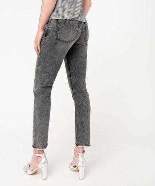 Jean femme coupe Slim avec franges dans le bas - Complices vue3 - COMPLICES - GEMO