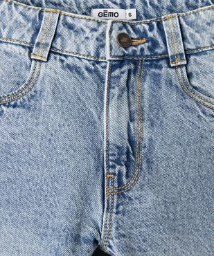 Jean Straight taille ajustable fille vue3 - GEMO 4G FILLE - GEMO
