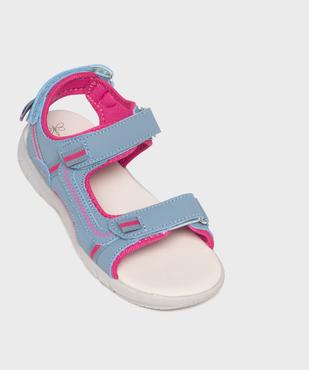 Sandales en toile ajustables par 3 scratchs fille - Lovely Wings vue5 - LOVELY WINGS - GEMO