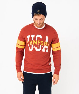 Sweat à col rond homme - Camps United vue2 - CAMPS UNITED - GEMO