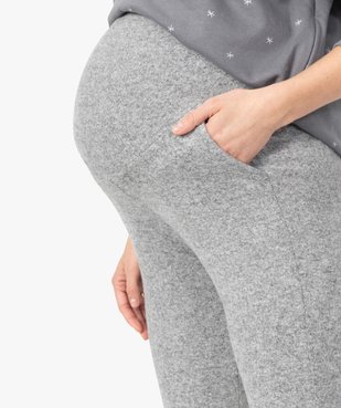 Pantalon de grossesse jogger en maille douce vue2 - GEMO (MATER) - GEMO