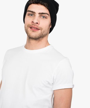 Tee-shirt homme regular à manches courtes en coton bio vue2 - GEMO C4G HOMME - GEMO