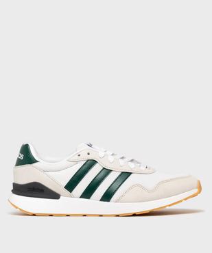 Baskets en cuir et mesh Run 60s 4.0 homme - Adidas vue2 - ADIDAS - GEMO