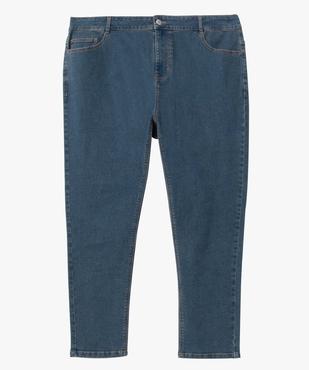 Pantacourt en jean femme grande taille en denim stretch vue4 - GEMO 4G GT - GEMO