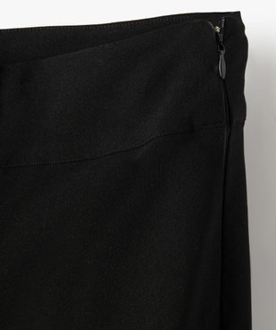 Pantalon fille en maille extensible avec ceinture plate vue3 - GEMO (JUNIOR) - GEMO