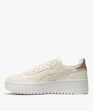 Tennis femme unies à lacets – Asics Japan S PF vue3 - ASICS - GEMO