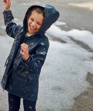 Imperméable fille pailleté avec doublure douce vue6 - GEMO (ENFANT) - GEMO