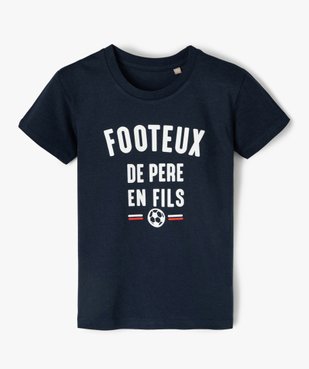 Tee-shirt garçon motif fantaisie football vue1 - SANS MARQUE - GEMO