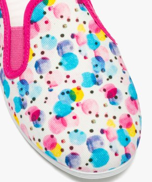 Chaussons fille couvrants en toile imprimée vue6 - GEMO (ENFANT) - GEMO