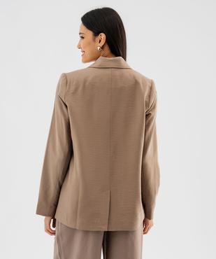 Veste de costume en viscose femme vue3 - GEMO 4G FEMME - GEMO