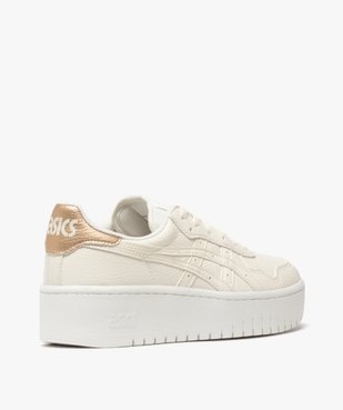 Tennis femme unies à lacets – Asics Japan S PF vue4 - ASICS - GEMO