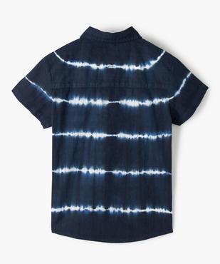 Chemise garçon à manches courtes tie-and-dye vue3 - GEMO (ENFANT) - GEMO